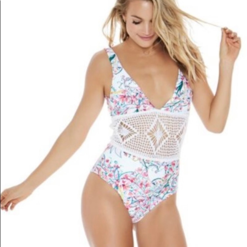 NWT l*space Samantha One piece Swimsuit, Size US 12, Made in USA - Picture 1 of 7
